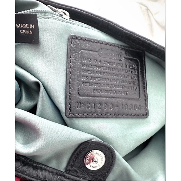 Coach Poppy Quilted Slim Chain 19854 Leather